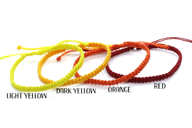 Pack 4 friendship bracelets fire - Image 5