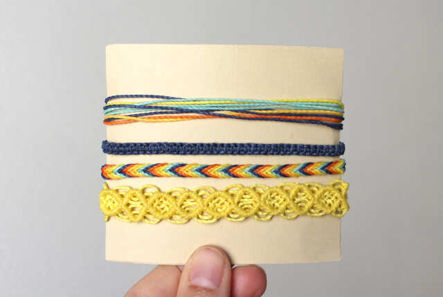 wax thread summer bracelet set