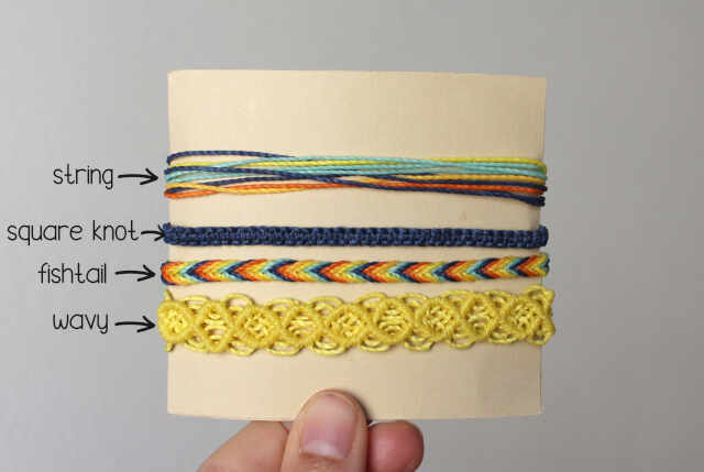 wax thread summer bracelet stack pack